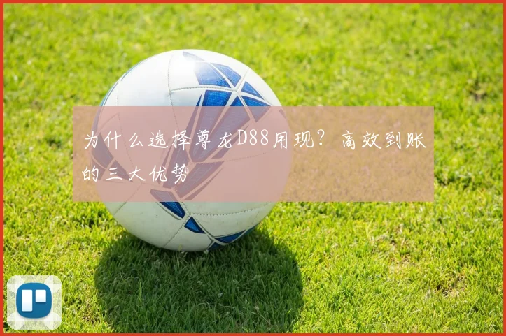 为什么选择尊龙D88用现?高效到账的三大优势